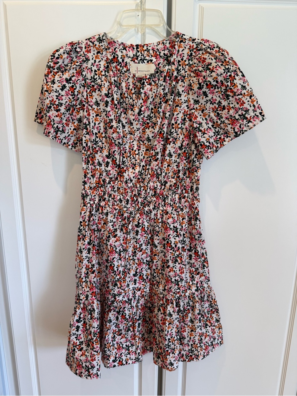 NWT, Somerset Floral Mini Dress from Anthropologie, Size Small